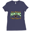 life without hunting Ladies Fitted T-Shirt