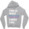 This is What Trans Looks Like Zipper Hoodie