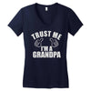 trust me i'm a grandpa Women's V-Neck T-Shirt