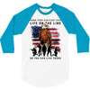 Honor Those Who Place Their Life On The Line 3/4 Sleeve Shirt