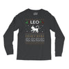 leo christmas ugly sweater Long Sleeve Shirts