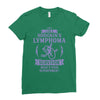 I am a Hodgkins Cancer Survivor - What's Your Superpower? Ladies Fitted T-Shirt