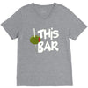 olive this bar V-Neck Tee