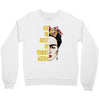 ask me about my feminist agenda frida kahlo Crewneck Sweatshirt