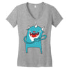 monster hearts you Women's V-Neck T-Shirt