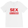 funny rude sex is not the answer, ideal birthday gift or present V-Neck Tee
