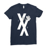 mgk t xx shirt flower black rose .. Ladies Fitted T-Shirt