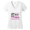 real girls go hunting Women's V-Neck T-Shirt