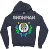 snowman christmas Zipper Hoodie