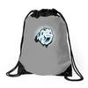 dramatic chipmunk Drawstring Bags
