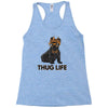 thug life Racerback Tank