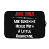 June Girls Laptop sleeve