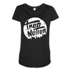 trap nation trending Maternity Scoop Neck T-shirt