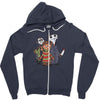 ded, dead, and deadly Zipper Hoodie