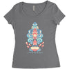 ponyo deco Women's Triblend Scoop T-shirt