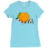 orange juice Ladies Fitted T-Shirt