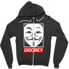 disobey crew Zipper Hoodie