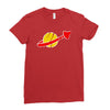 the spaceman logo Ladies Fitted T-Shirt
