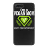 vegan mom's are superheroes! iPhone 7 Plus Case