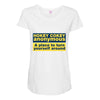 hokey cokey anonymous, ideal birthday gift or present Maternity Scoop Neck T-shirt