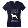 workout Women's V-Neck T-Shirt