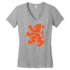 dutch lion rampant Women's V-Neck T-Shirt