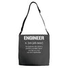 definition of engineer Adjustable Strap Totes