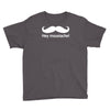 hey moustache! Youth Tee