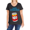 i am duff man homer cult funny retro Ladies Curvy T-Shirt