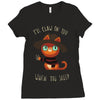 nightmare on kitty street Ladies Fitted T-Shirt