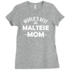 world's best maltese mom Ladies Fitted T-Shirt