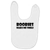 boobies make me smile (2) Baby Bibs