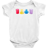 chemistry shot glasses Baby Bodysuit