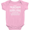 being a teacher is easy Baby Bodysuit