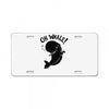 oh whale! License Plate