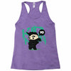 mo hawk ninja Racerback Tank