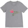 floral V-Neck Tee