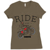 ride and fly high Ladies Fitted T-Shirt