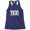 dad taxi funny Racerback Tank