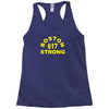 boston 617 strong Racerback Tank