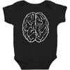 funny male brain ideal birthday gift or present Baby Bodysuit