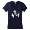 devil horns Women's V-Neck T-Shirt