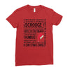scrooge Ladies Fitted T-Shirt