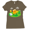 no jacket required Ladies Fitted T-Shirt