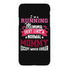 running mommy white iPhoneX