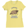 save the trash pandas Ladies Fitted T-Shirt