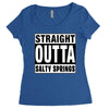 straight outta salty springs Women's Triblend Scoop T-shirt