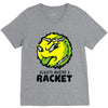 tennis ball racket V-Neck Tee