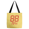 back to the future movie inspired tshirt Tote Bags