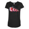 kirby nesting dolls Maternity Scoop Neck T-shirt
